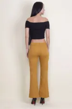 Pamuklu Kumaş Likralı Pantolon