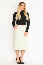 Kadın Kemik 5 Cepli Kot Etek 65N35160