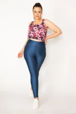 Kadın Fujya Tül Detaylı Crop Bistüer 65N33325