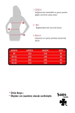 Kadın Büyük Beden Lacivert Taş Ve Sim Detaylı Yan Yırtmaçlı Bluz 65N37458