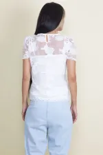 İÇ ATLETLİ DANTEL BLUZ