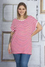 Kadın Kırmızı Sırt Detaylı Viskon Bluz 65N22833