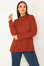 KADIN  DİK YAKALI BLUZ