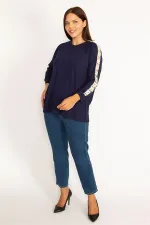 Kadın Bordo Dantel Detaylı Bluz 65N34646