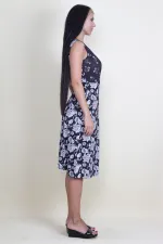 Robe portefeuille à motifs floraux