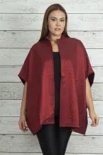 Kadın Bordo Sim Detaylı Kap 65N18922