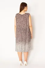 Kadın Renkli Cepli Tunik Elbise 65N33218