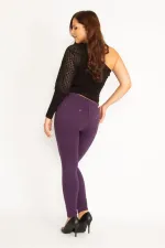 Kadın Antrasit Ön Süs Cep Ve Arka Cepli Tayt 65N34862