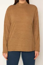 KADIN  DİK YAKALI BLUZ