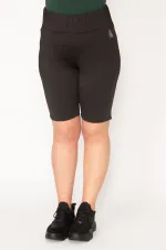 KADIN SİYAH TOPARLAYICI ŞORT TAYT