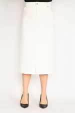 Kadın Kemik 5 Cepli Kot Etek 65N35160