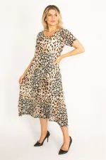 Kadın Leo Astarlı Tül Elbise 65N34439