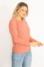 Women's Powder Self-Striped Sweater 65N34557