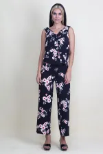 Combinaison portefeuille à motifs floraux colorés pour femme 85N7312