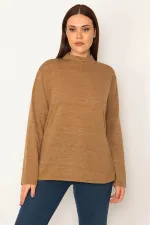 KADIN  DİK YAKALI BLUZ