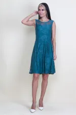 Astarlı Dantel Elbise