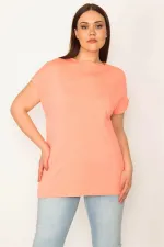 KADIN YAVRUAĞZI PAMUKLU KUMAŞ ARKA SİM ŞERİTLİ BLUZ