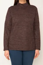 KADIN  DİK YAKALI BLUZ