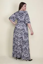 KADIN VİZON ANVELOP YAKALI ELBİSE