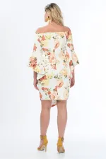 Women's Bone Flounce Dress 26N11628