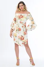 Women's Bone Flounce Dress 26N11628