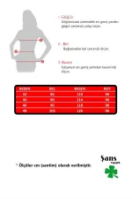 Kadın Büyük Beden Taş Bel Ve Paçası Lastik Detaylı Cepli Eşofman Alt 65N37481