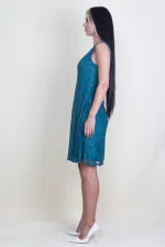 Astarlı Dantel Elbise