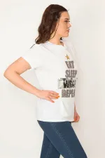 KADIN KEMİK PAYET DETAYLI BLUZ