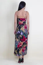 DRESS WITH STRAP FRONT DETAILED