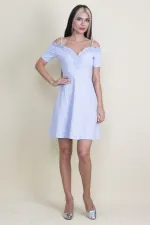 DANTEL DETAYLI ELBİSE