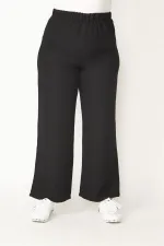 Kadın Siyah Bel Lastikli Pantolon 65N32153