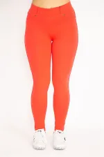 Kadın Antrasit Ön Süs Cep Ve Arka Cepli Tayt 65N34862