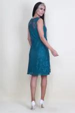 Astarlı Dantel Elbise