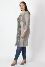 Dantel Detaylı Astarsız Tunik 26A17022