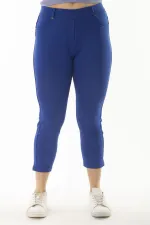 LEGGINGS CAPRI ORNEMENTAUX SAKS POUR FEMMES AVEC POCHES AVANT ET ARRIÈRE