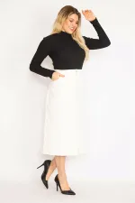 Kadın Kemik 5 Cepli Kot Etek 65N35160