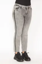 Kadın Füme Yıkama Efektli 5 Cepli Kot Pantolon 65N29867