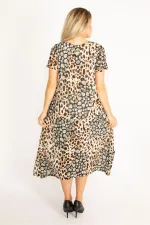 Kadın Leo Astarlı Tül Elbise 65N34439