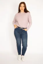 Kadın Pembe Ön Bağcıklı Bluz 65N34916