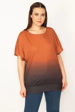 BLOUSE À MANCHES BASSES À MOTIFS DIE-TIME AVEC JUPE À BANDES