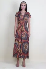 GÖĞÜS DETAYLI ELBİSE