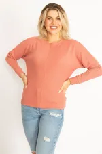 Women's Powder Self-Striped Sweater 65N34557