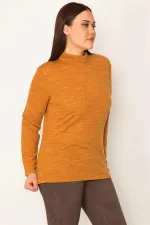 KADIN  DİK YAKALI BLUZ