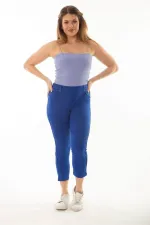 LEGGINGS CAPRI ORNEMENTAUX SAKS POUR FEMMES AVEC POCHES AVANT ET ARRIÈRE