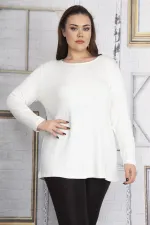 Kadın Kemik Bisiklet Yakalı Viskon Tunik 65N22869