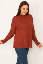 KADIN  DİK YAKALI BLUZ