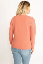 Women's Powder Self-Striped Sweater 65N34557