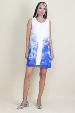 ROBE AVEC DÉTAILS EN MOUSSELINE