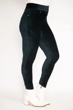 Kadın Siyah Büyük Beden Şalvar Kesim Kapri