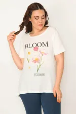 CHEMISE À COL NOIR POUR FEMME, COL MOTO, IMPRIMÉE SUR LE DEVANT